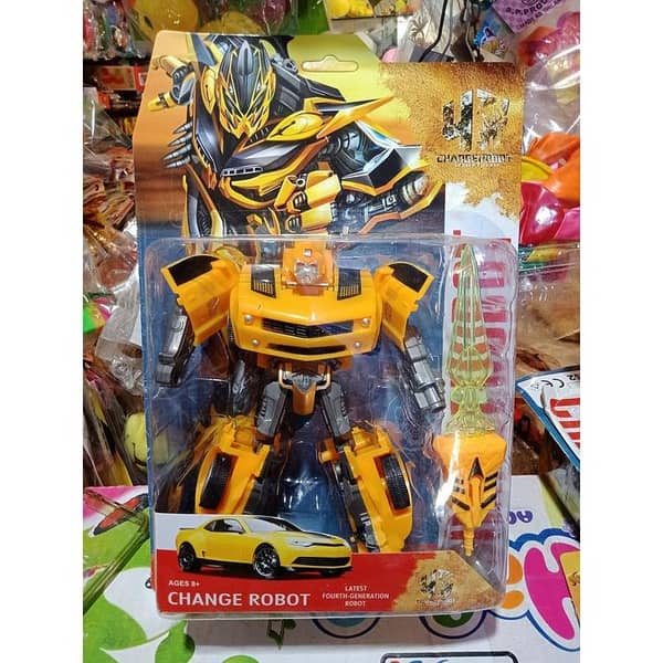 Transformer Robot Toy transform into a car or a robot.