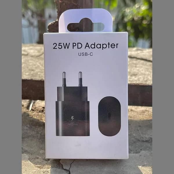 Samsung 25W Fast Charger | USB Type C & Original Cable | Compatible with Samsung Phones | PD Quick Charging -