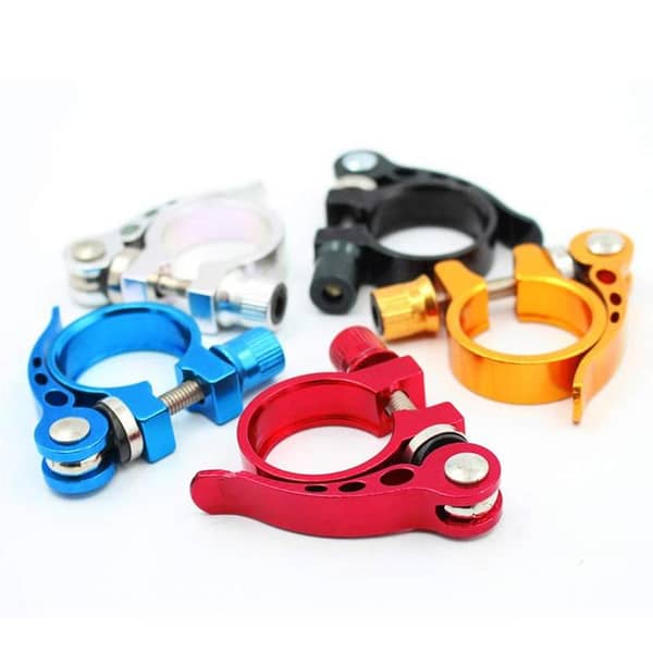 Nice Seat Clamp New Quick-Release Aluminum Alloy Bicycle Seat Post Clamp Cycle For all sizes Best Complete se