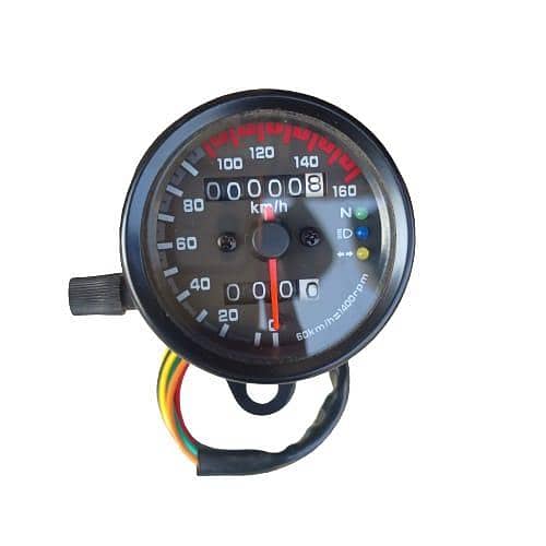 Motorcycle LED Round Instrument Gauge for Honda CD70CG125 and Other Altered/Cafe Racer Bikes